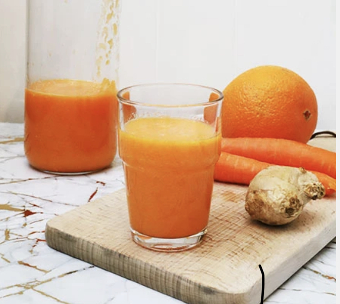 Monkey Munchy’s Carrot and orange smoothie